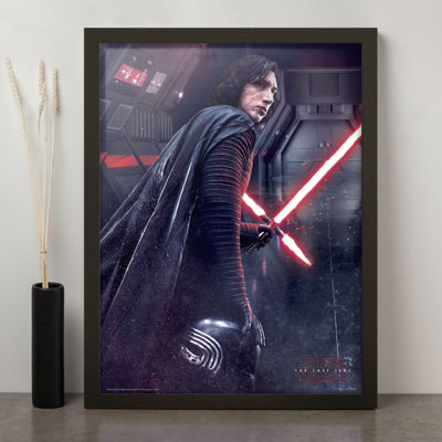 Star Wars the Last Jedi Kylo Ren Rage - Picture Frame Memorabilia