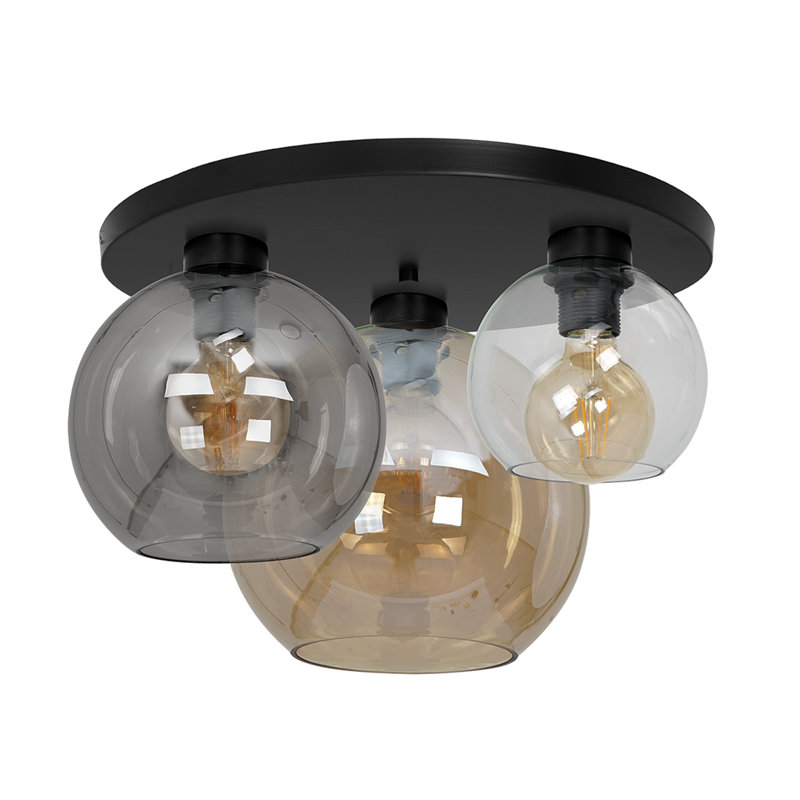 Frede Flush Mount, Brown