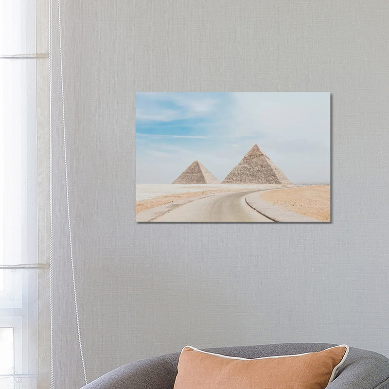 Pyramids Of Egypt by Luke Anthony Gramme - Wrapped Canvas Print, 66.04 cm H x 45.72 cm W x 1.91 cm D
