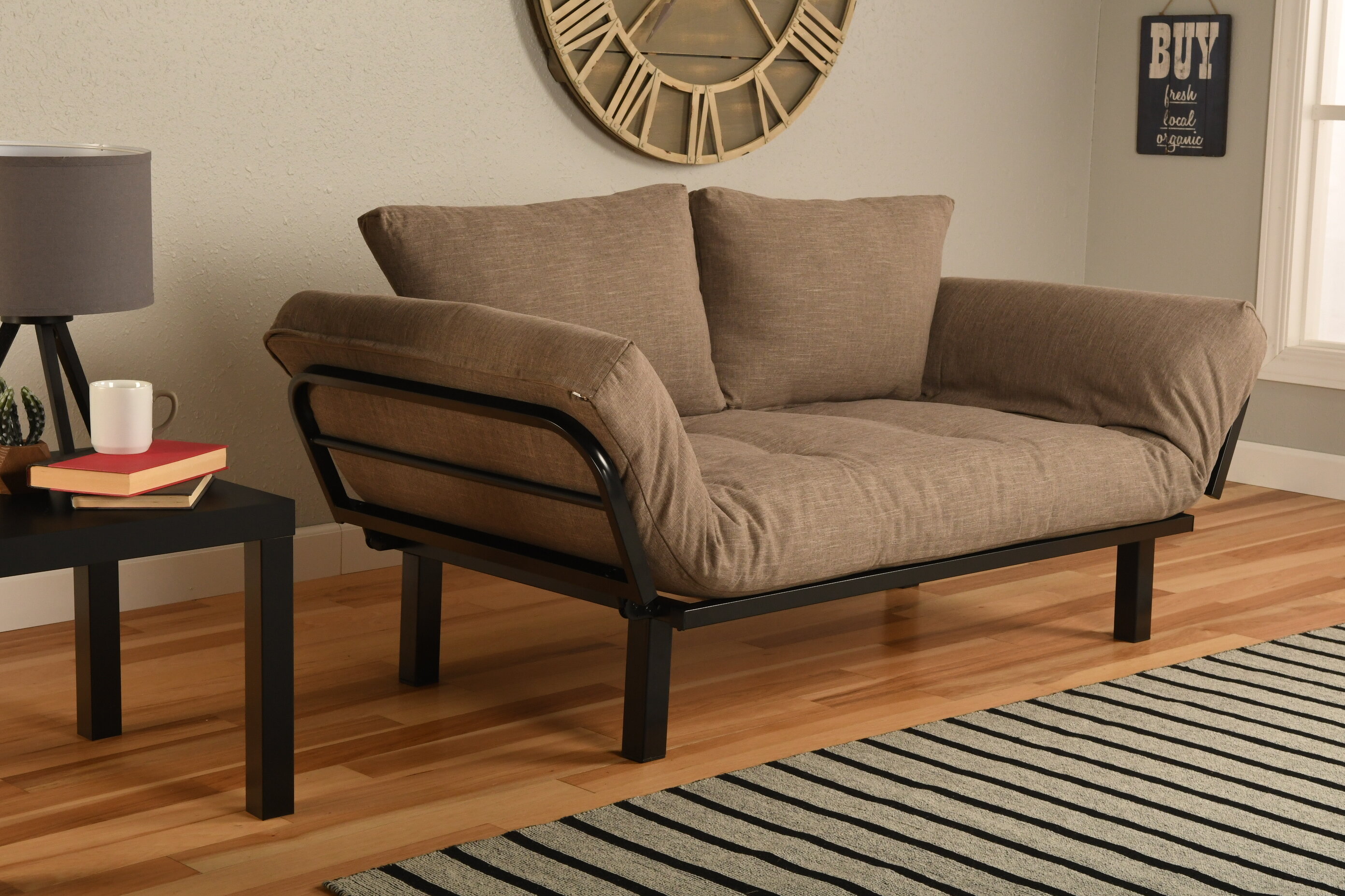 Futon best sale chair wayfair