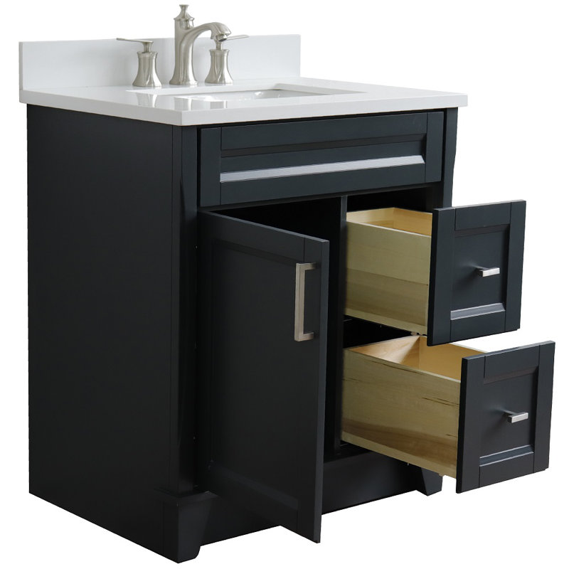 31'' Single Bathroom Vanity with Quartz Top