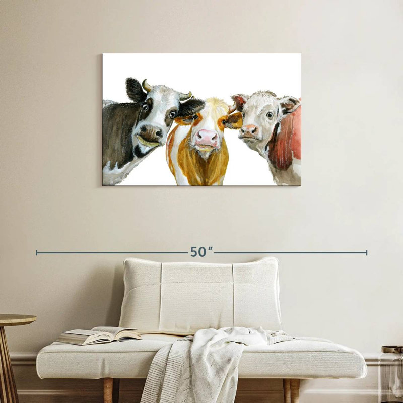 Brampt Cows, 24" H x 36" W