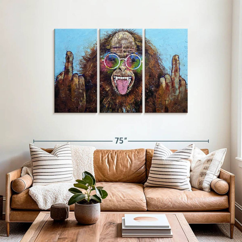 Brampt Bigfoot Double Bird, 36" H x 57" W