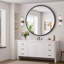 Miroir mural rond en verre trempé Evangerista-661991235-661991244