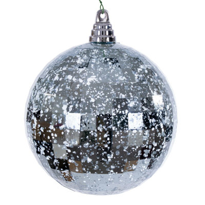 Vickerman 6" Mirror Mercury Ornament. It includes 2 pieces per bag.
