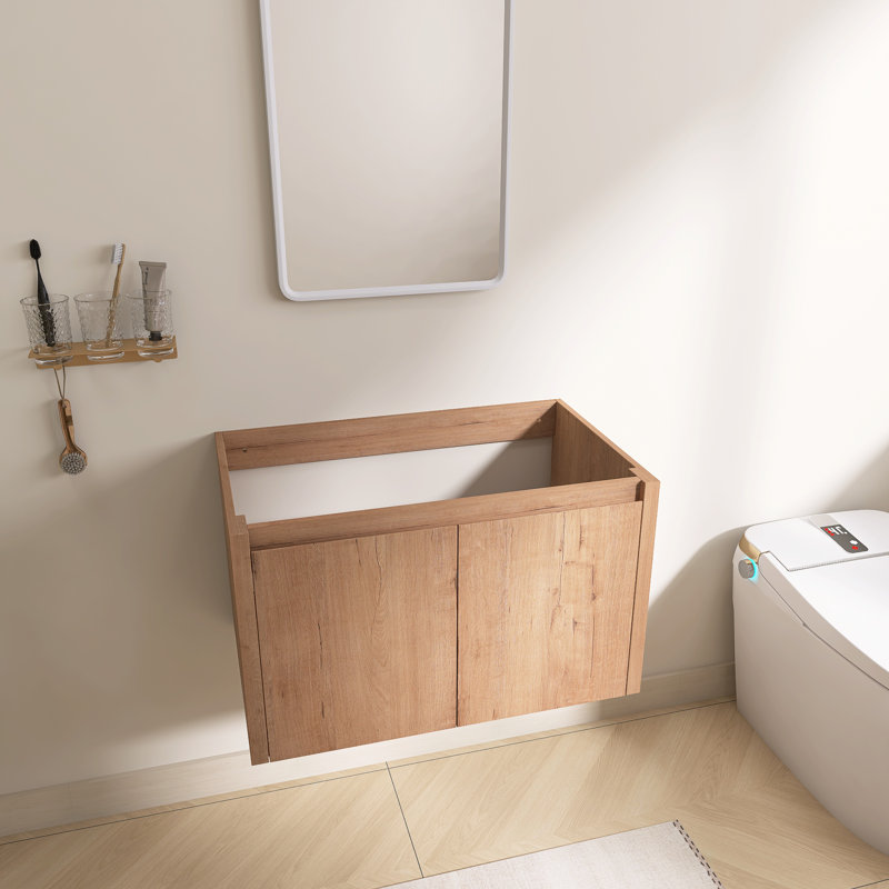 Lavenia 30" Single Wall-Mounted Bathroom Vanity Base Only