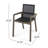 Mullenix Wood Premium All-Weather Wicker Outdoor Dining Armchair-30957963