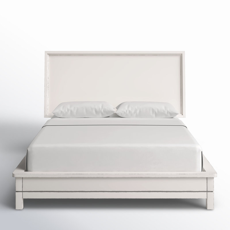 Wrightia Platform Bed, Chalk White, Queen