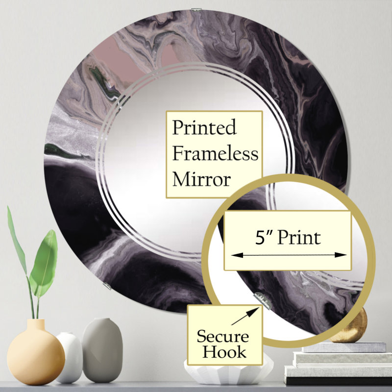 Miroir de salle de bain sans cadre, 24 po x 24 po