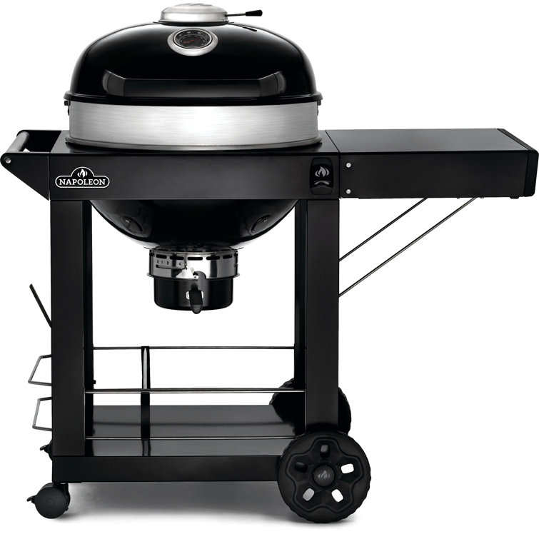 Napoleon 46" Kettle Charcoal Grill with Side Shelf