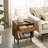 Vansant 1 - Drawer Nightstand with Drawer and Open Compartment, Solid Wood Legs-964602022