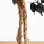 Ficus artificiel noir d'Halloween avec tronc naturel-1771744896