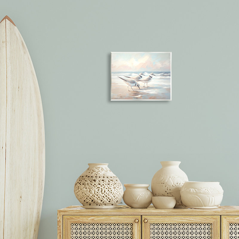 "Bay with Beach Birds" par Ramona Murdock