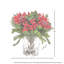 Arrangement de poinsettia glacé