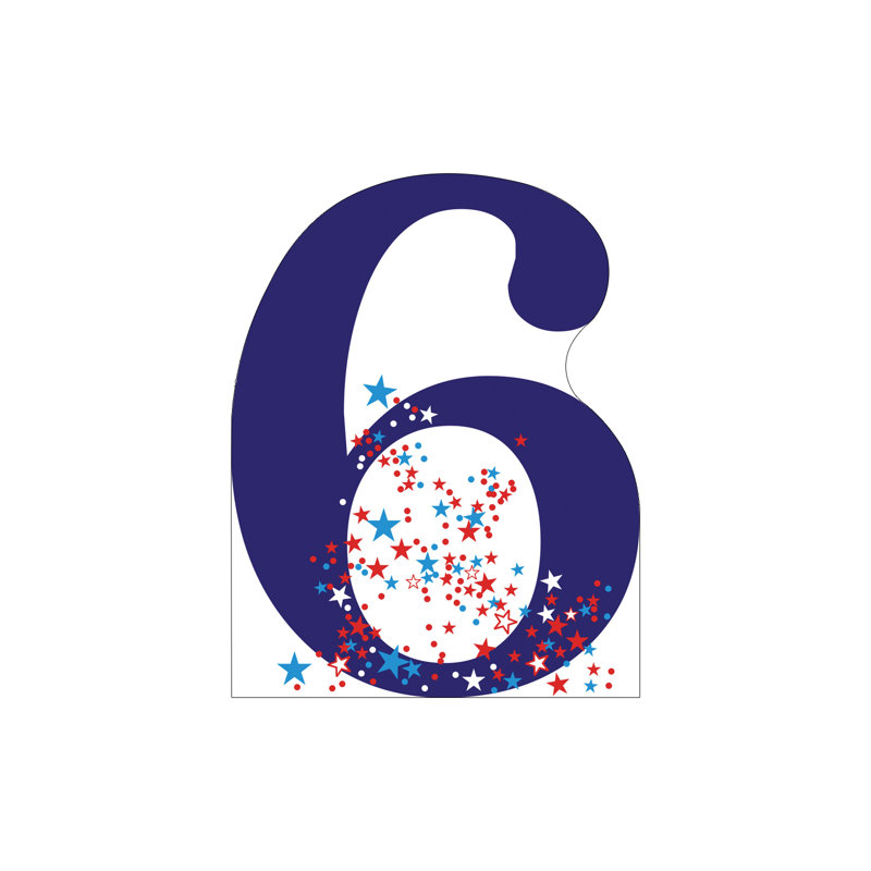 Number 36'' Cardboard Standup