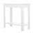 Narrow Side Table with Charging Station - Small End Table with 2 USB Ports, 2 Power Outlets, and Storage Shelf - Slim Nightstand for Living Room, Bedroom, or Small Spaces (WHITE)-941596106