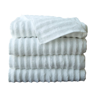 Syretta Cotton Midweight Ribbed Bath Towel