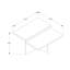 Table basse à deux niveaux avec rangement - Meubles de salon modernes | Idée de cadeau