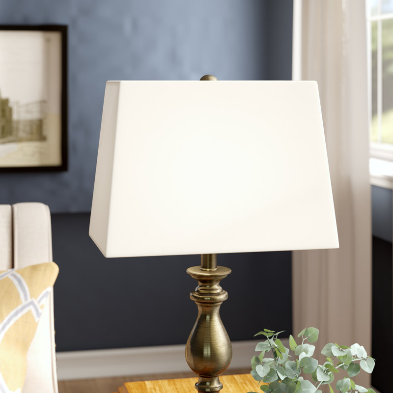 Silk Rectangle Lamp Shade, White, 9.5" H x 12" W x 8" D