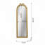 Miroir 15,8 "x 48,8" pleine longueur