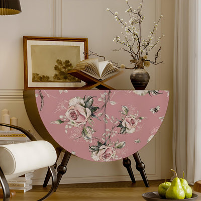 Armoire demi-lune en bois massif French French