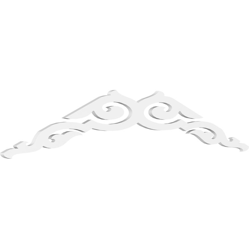 Rotherham Architectural Grade PVC Gable, 15" H x 72" W x 1" D, 5/12