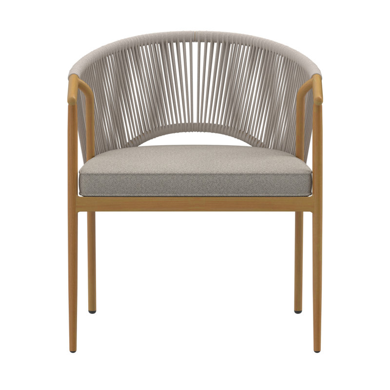 Patio Dining Set with, 76cm H x 135cm W x 135cm D
