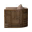 Fauteuil demi-tonneau en polyester 31,5 po Isidor-120199911-120199912