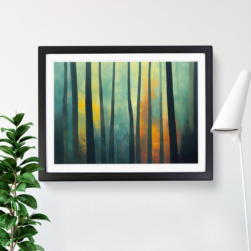 Grand Forest - Print, Black, 46cm H x 64cm W