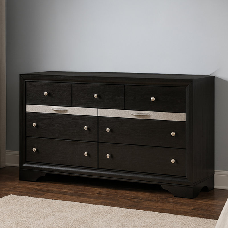Smartt 9 - Drawer Dresser, Black