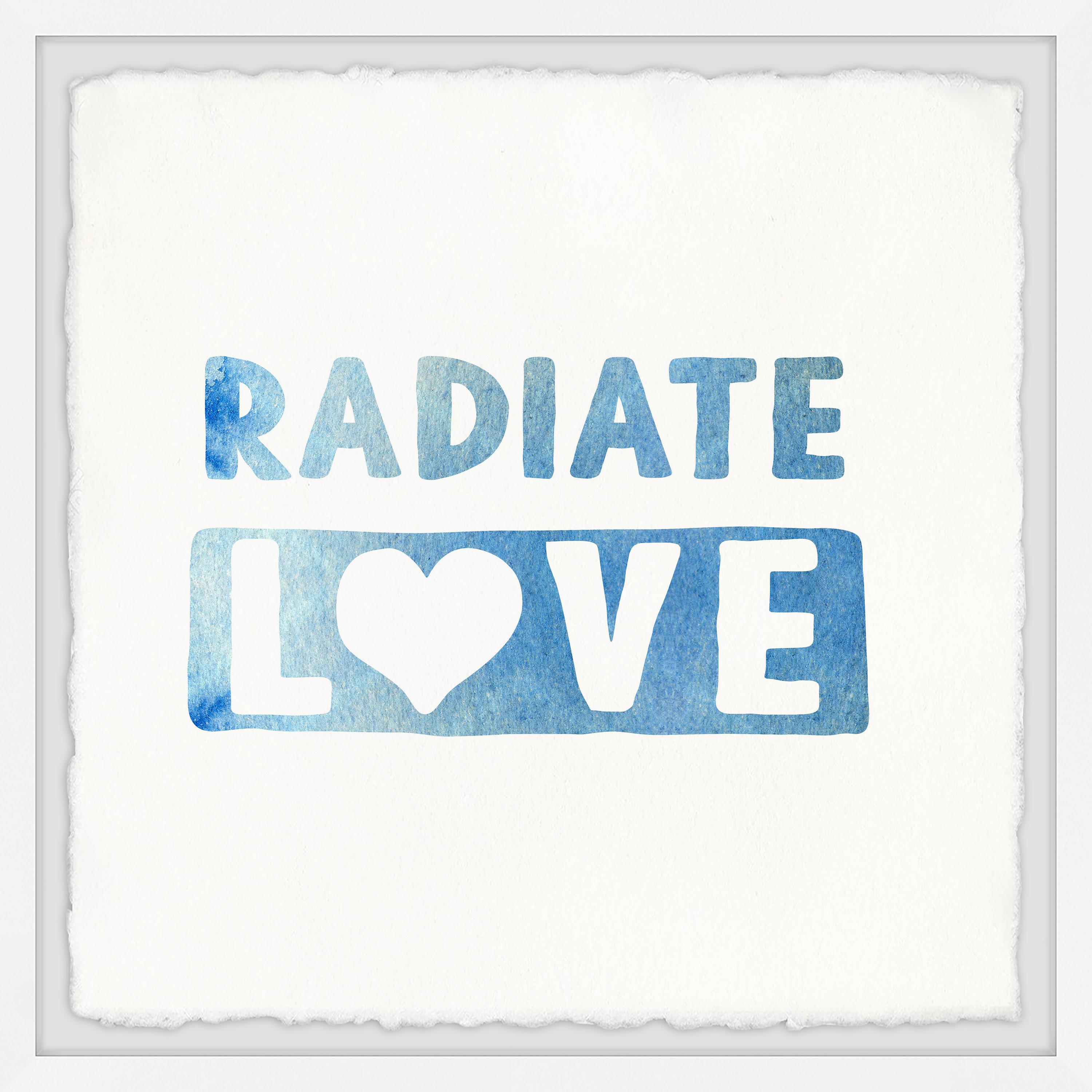 Wrought Studio™ Radiate Love - Picture Frame Textual Art Print on Paper ...