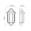 Rozier Satin Black Outdoor Wall Lantern