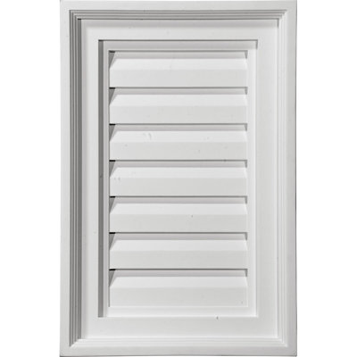 Vertical Gable Vent Louver, Functional