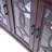 48.66" x 15.55" x 34.06" Spacious size sideboard 3 clear tempered glass doors buffet with adjustable shelf, MDF with decorative laminates storage cabinet for dinning room, kitchen,living room-128964483