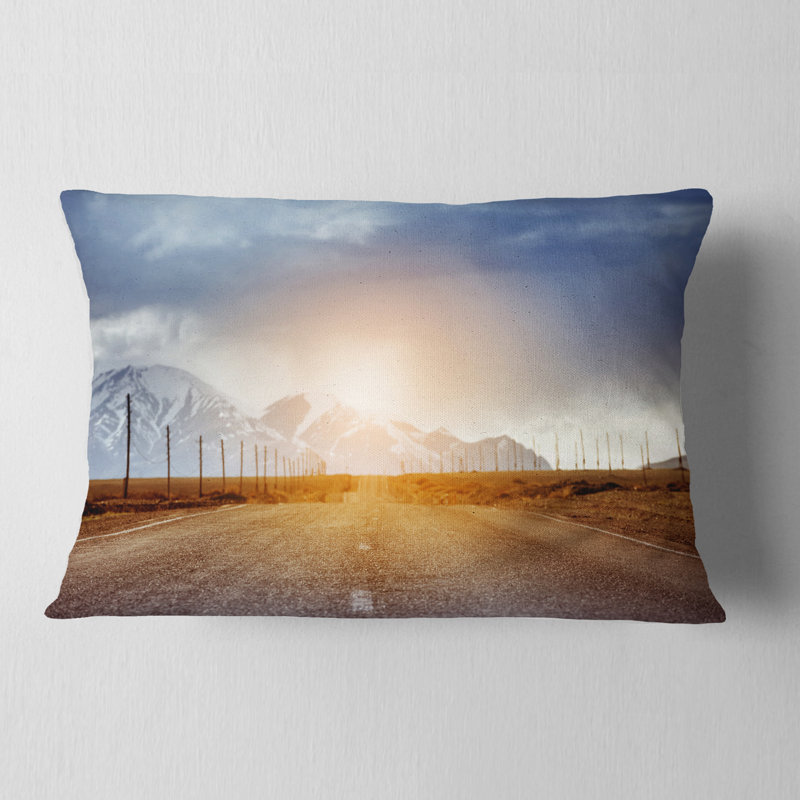 Coussin droit imprimé paysage droit