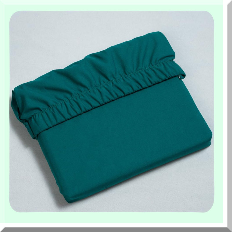 Luxury Cotton Percale Fitted Sheet - 400 Thread Count, Soft & Silky, Deep Pockets, Hotel Quality Bedding - Ivory Cream