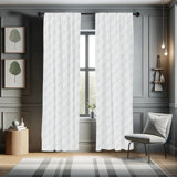 Floral Semi-Sheer Rod Pocket Sliding Panel