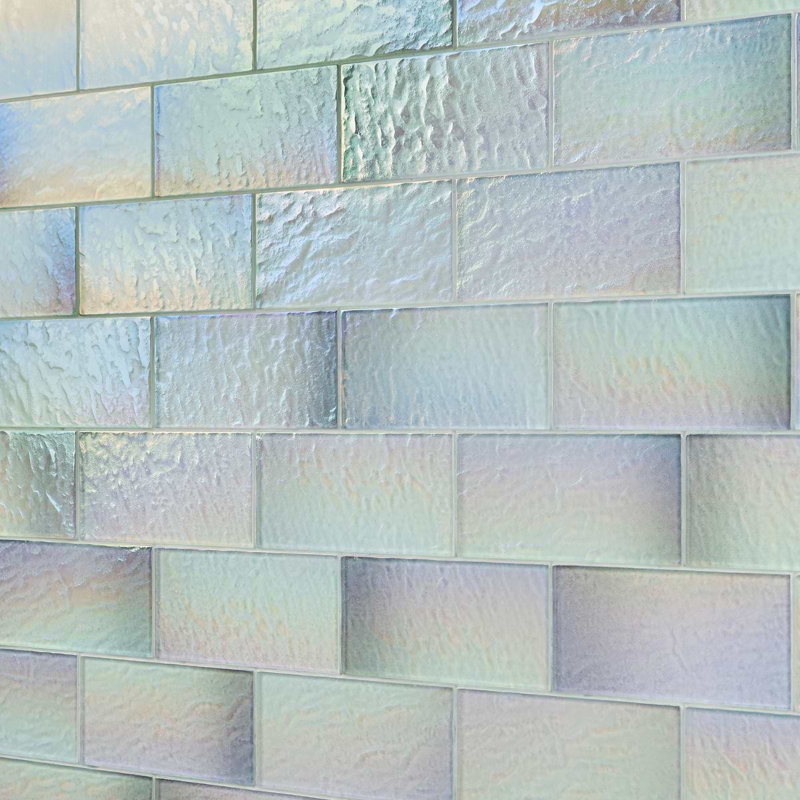 Splash 4.5x9 Polished Glass Tile