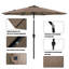 Parasol 9 pi avec lumières DEL-2122559491