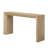 60" Modern Farmhouse Console Table With 2 Concealed Drawers, Waterfall Design Entryway Table With Thickened Legs & Rustic Wood Grain For Living Room, Entryway & Hallway-1004005339