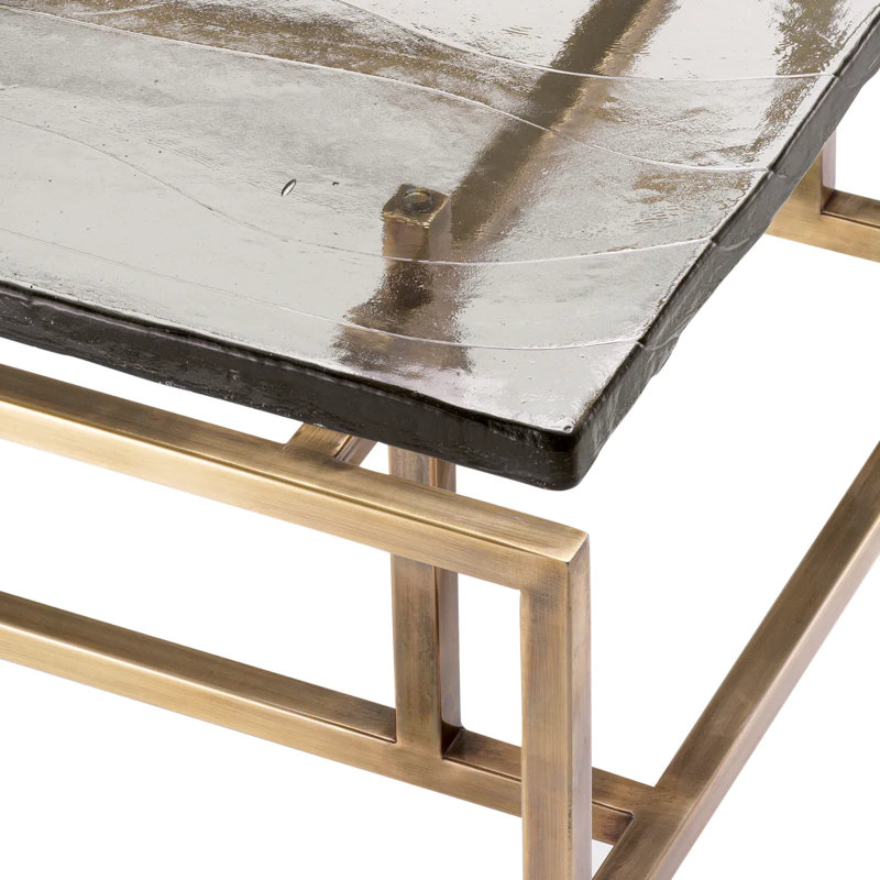 Schlumberg Glass Top Single Coffee Table