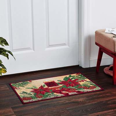Tapis rouge / vert Quimby