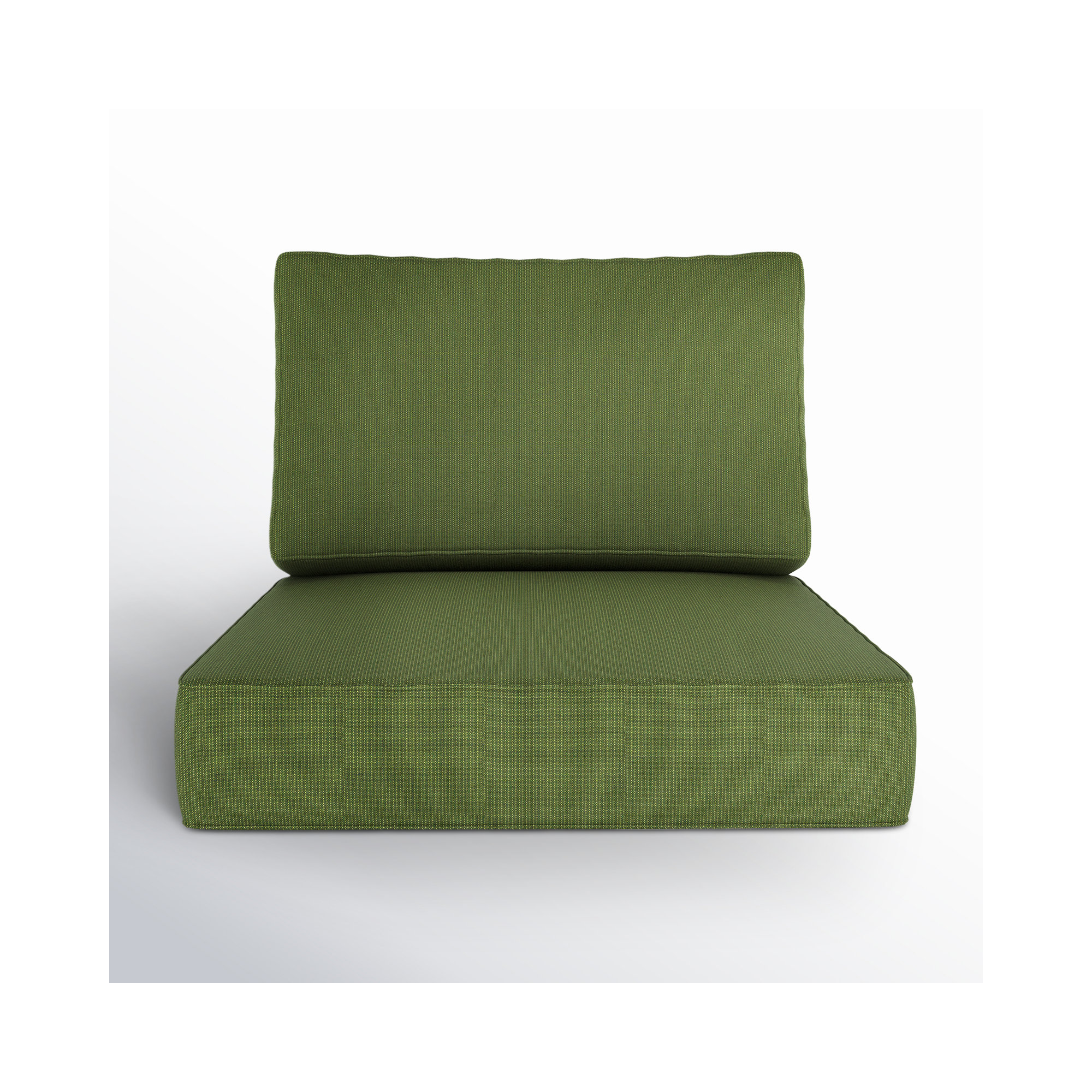 Outdoor Sunbrella Seat/Back Cushion, Spectrum Cilantro Sunbrella® Plainweave