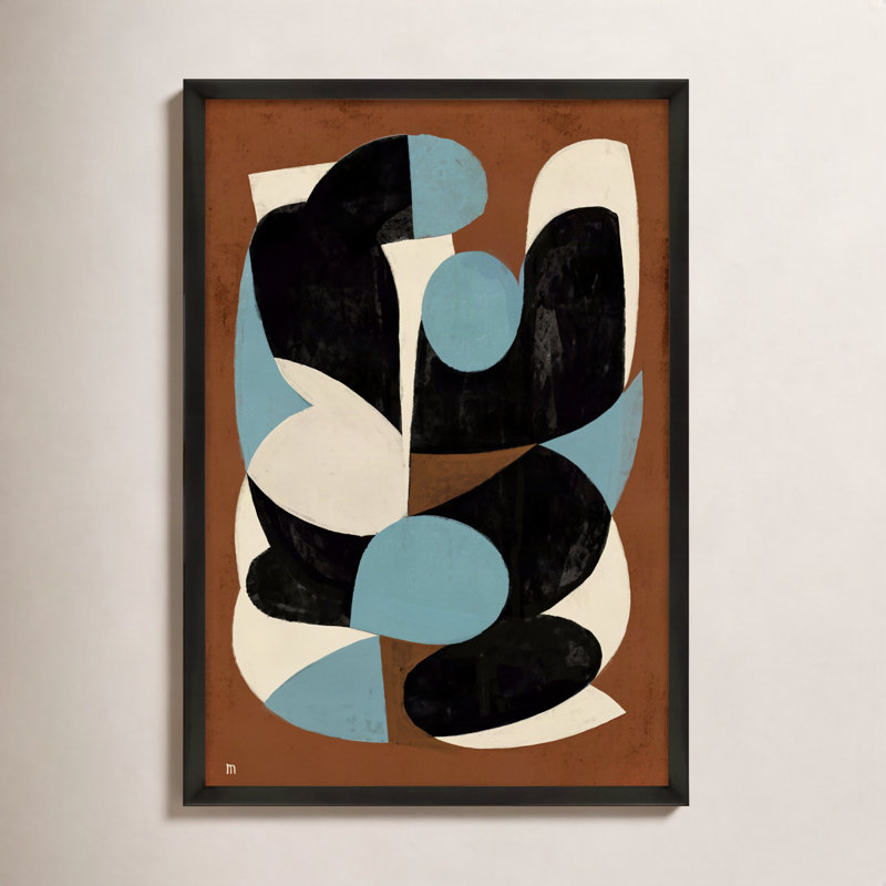 So What Painting by StudioM, Black Framed, 25" H x 17.5" W x 1.25" D