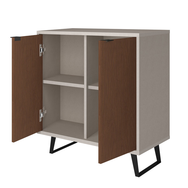 Armoire d'appoint Kerge, Coton / bois, H 36 po x l 36 po x P 17,5 po