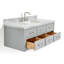 Ensemble de meuble-lavabo mural simple 49 po-443637426-443637427