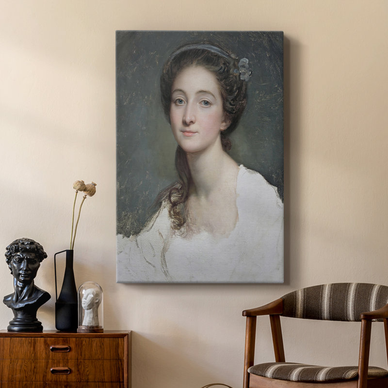 Impression de portrait rétro LXV - galerie Cavas sur mesure, H 18 po x l 12 po