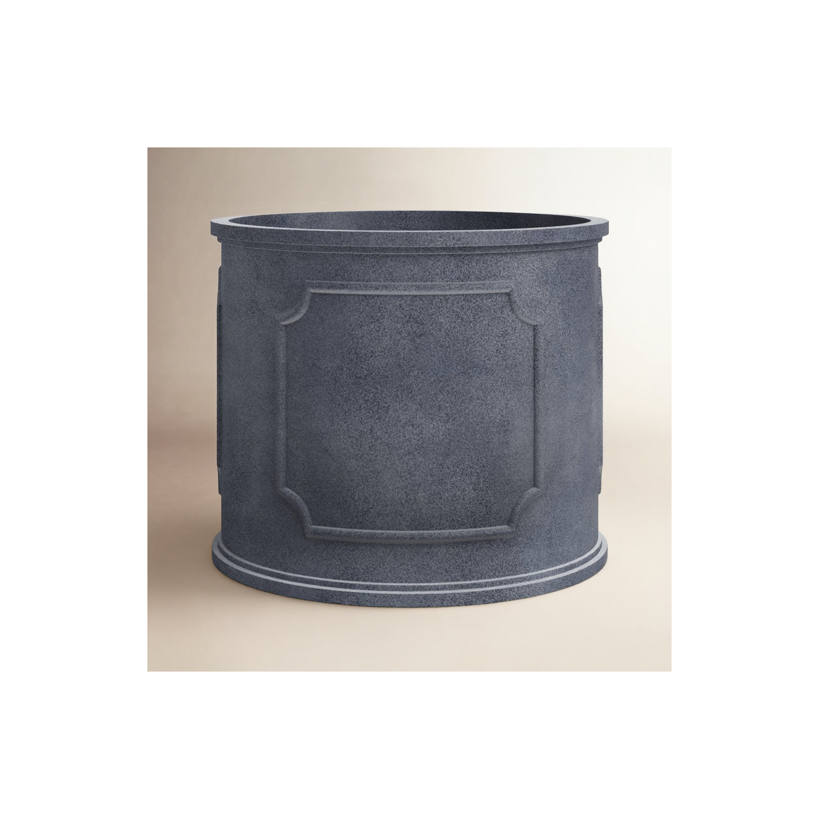 Dyer Handmade Pot Planter, 11" H x 12.5" W x 12.5" D, Lead Lite