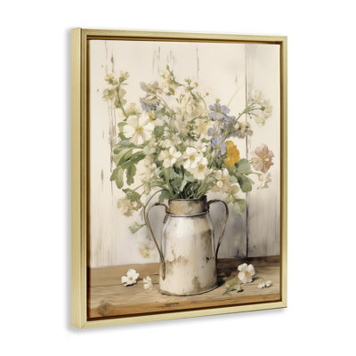  "Country Canister Bouquet", art mural sur toile flottante par Arlington Prints