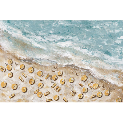 «Beach Sun Shade» par Eyre Tarney - peinture sur toile tendue